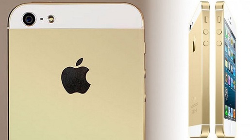 The iPhone has been customized for Auric Goldfinger.