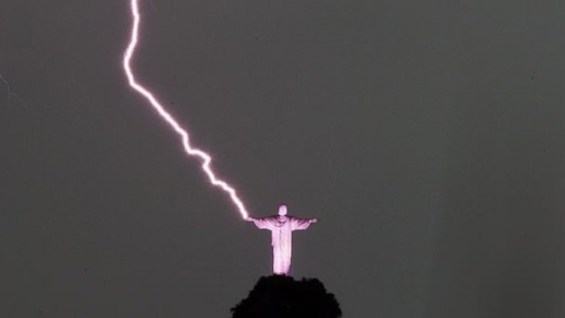 Jesus isn't traditionally known for his ability to throw lightning, but...